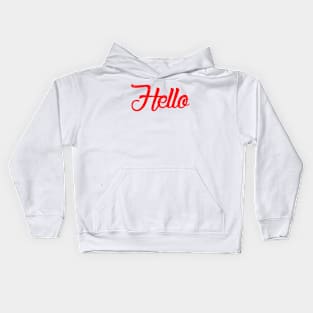 hello Kids Hoodie